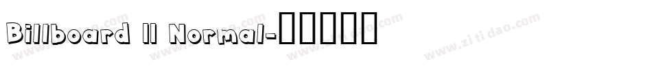 Billboard 11 Normal字体转换